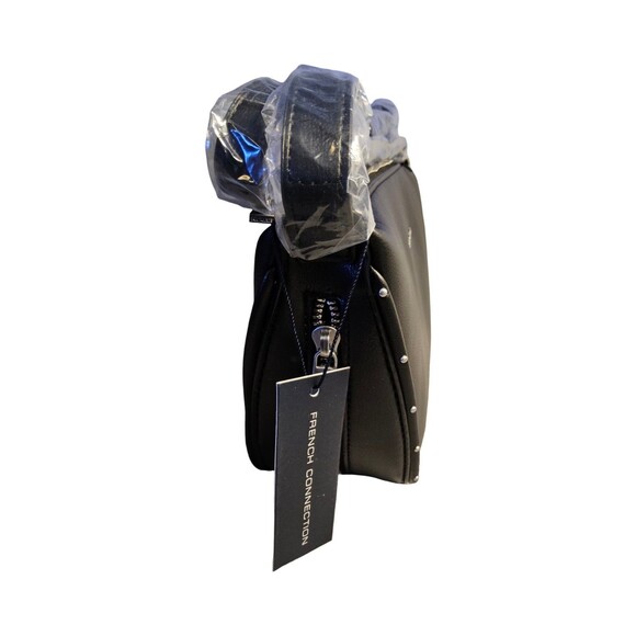 French Connection Clara Textured Crossbody Bag – Black NWT MSRP $98 - Picture 3 of 13